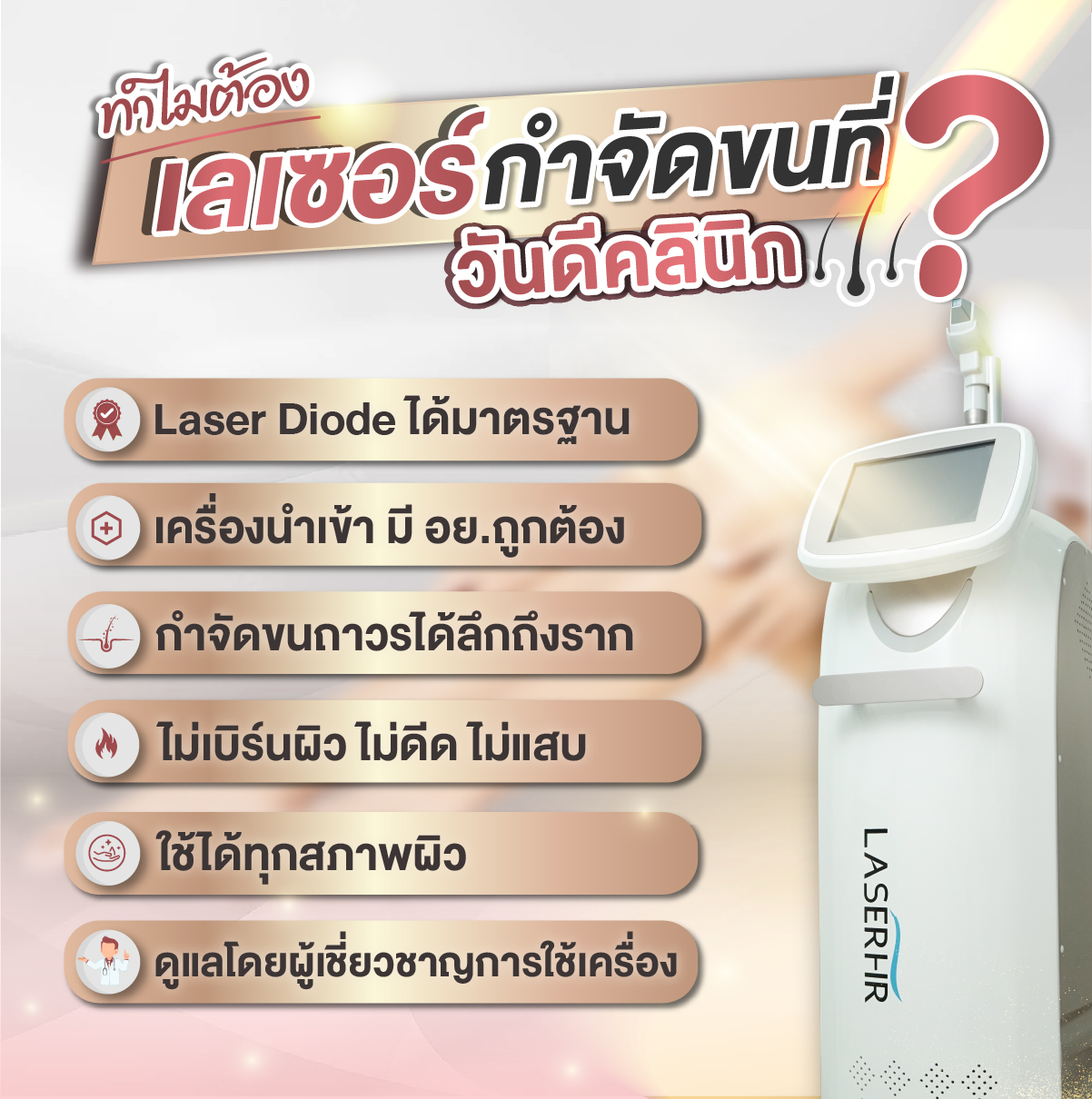เลเซอร์ทีวันดีคลินิก